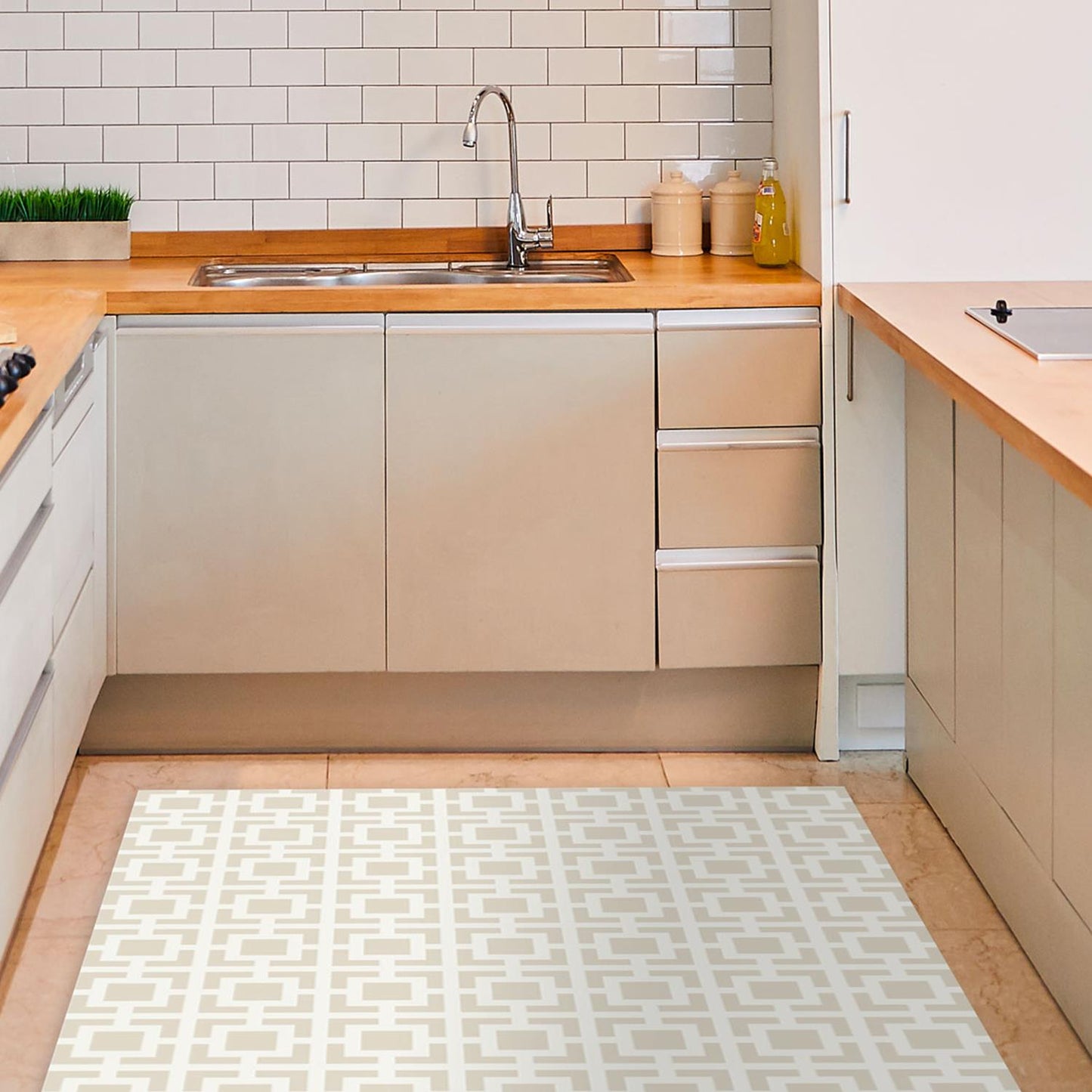 WFM6215 - Interconnected Square Seamless Pattern Mat