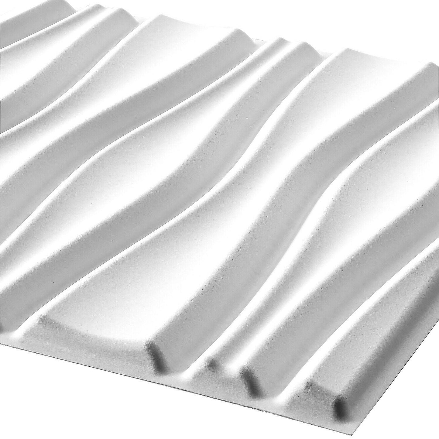 W3DP0011 - GA-WA14 Flows Eco Friendly 3D Wall Panels Decorative Tiles - 50x50 cm - 12 Boards (for 3 sqm2)