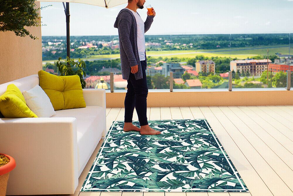 WFM6220 - Banana Leafs Pattern Mat 150 x 99 cm