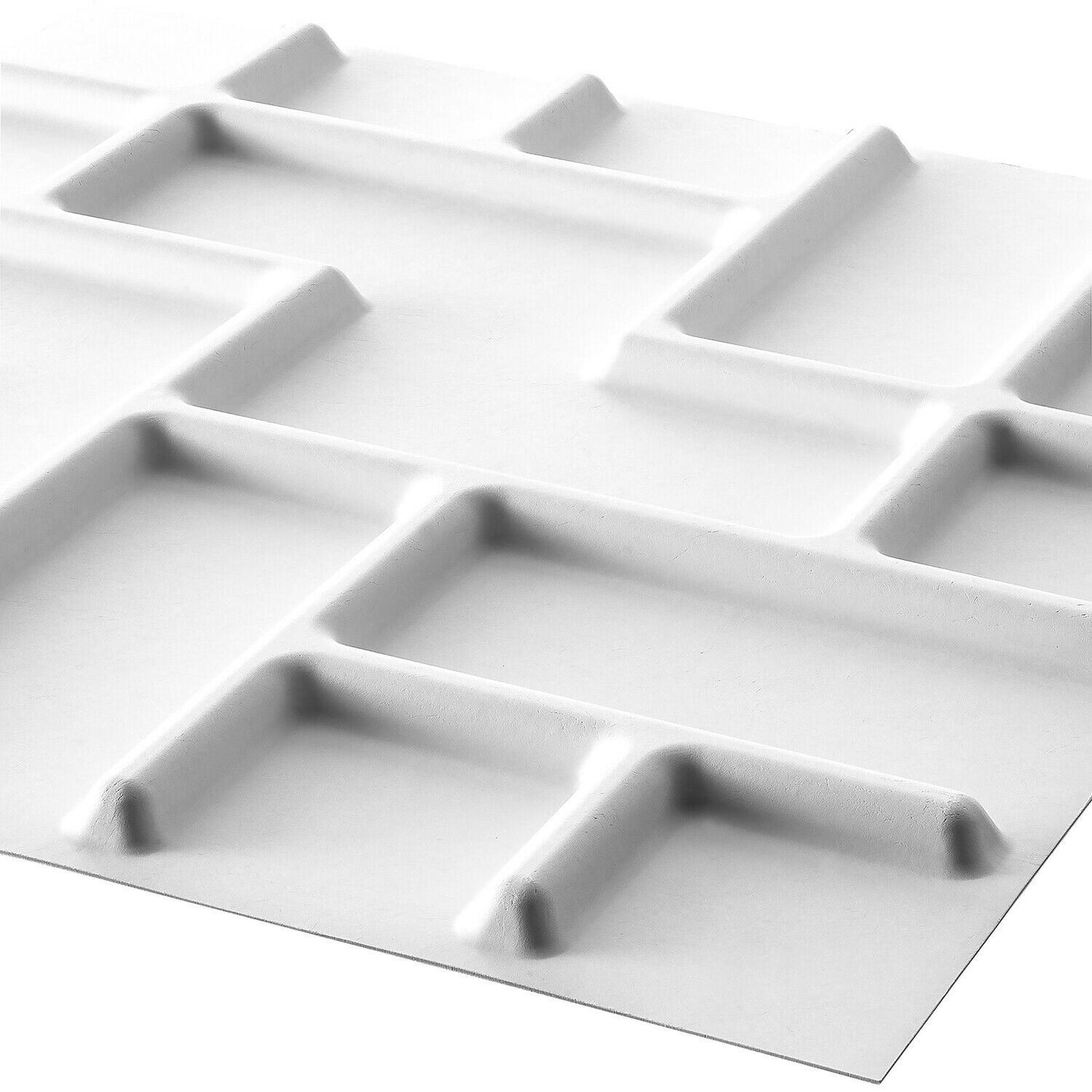 W3DP0012 - GA-WA16 Tetris Eco Friendly 3D Wall Panels Decorative Tiles - 50x50 cm - 12 Boards (for 3 sqm2)