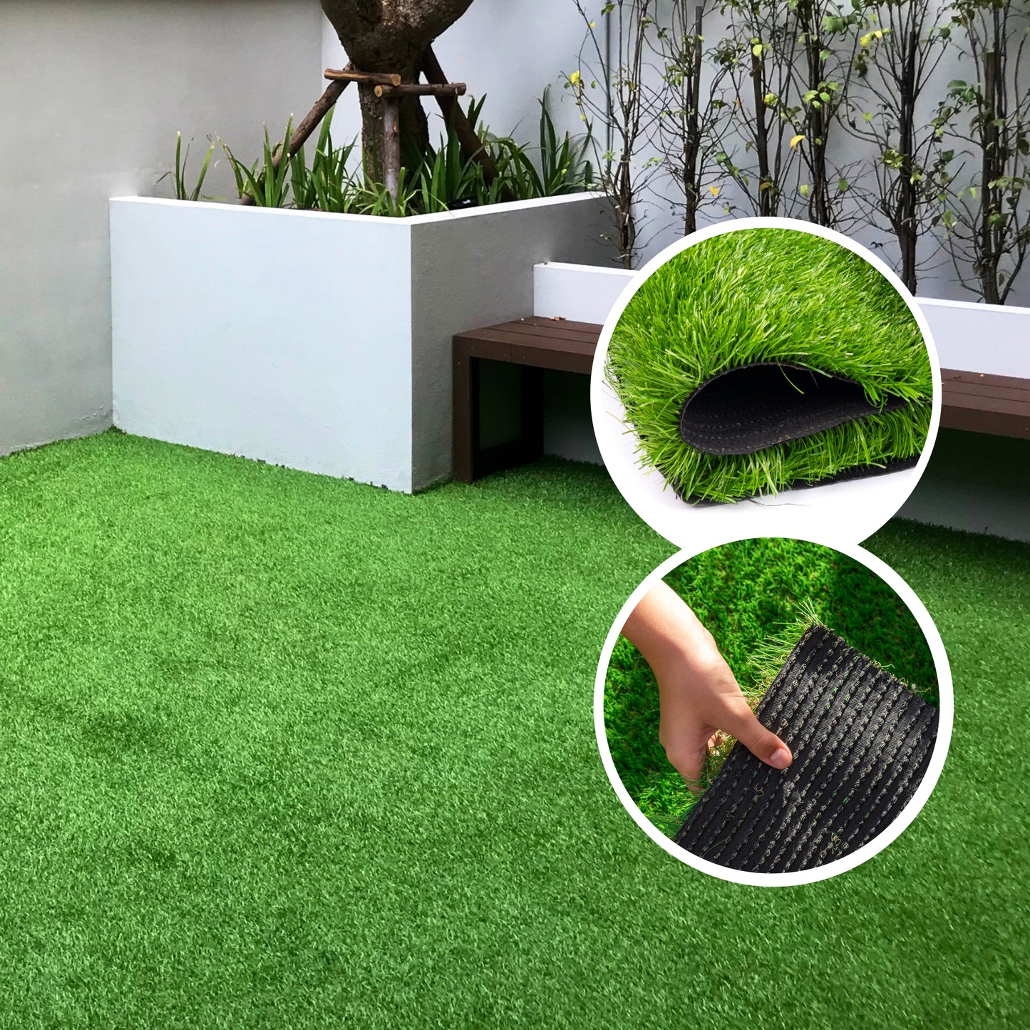 WAG2817 - Westminster Classic 15mm Young Artificial Grass (1m x 4m)