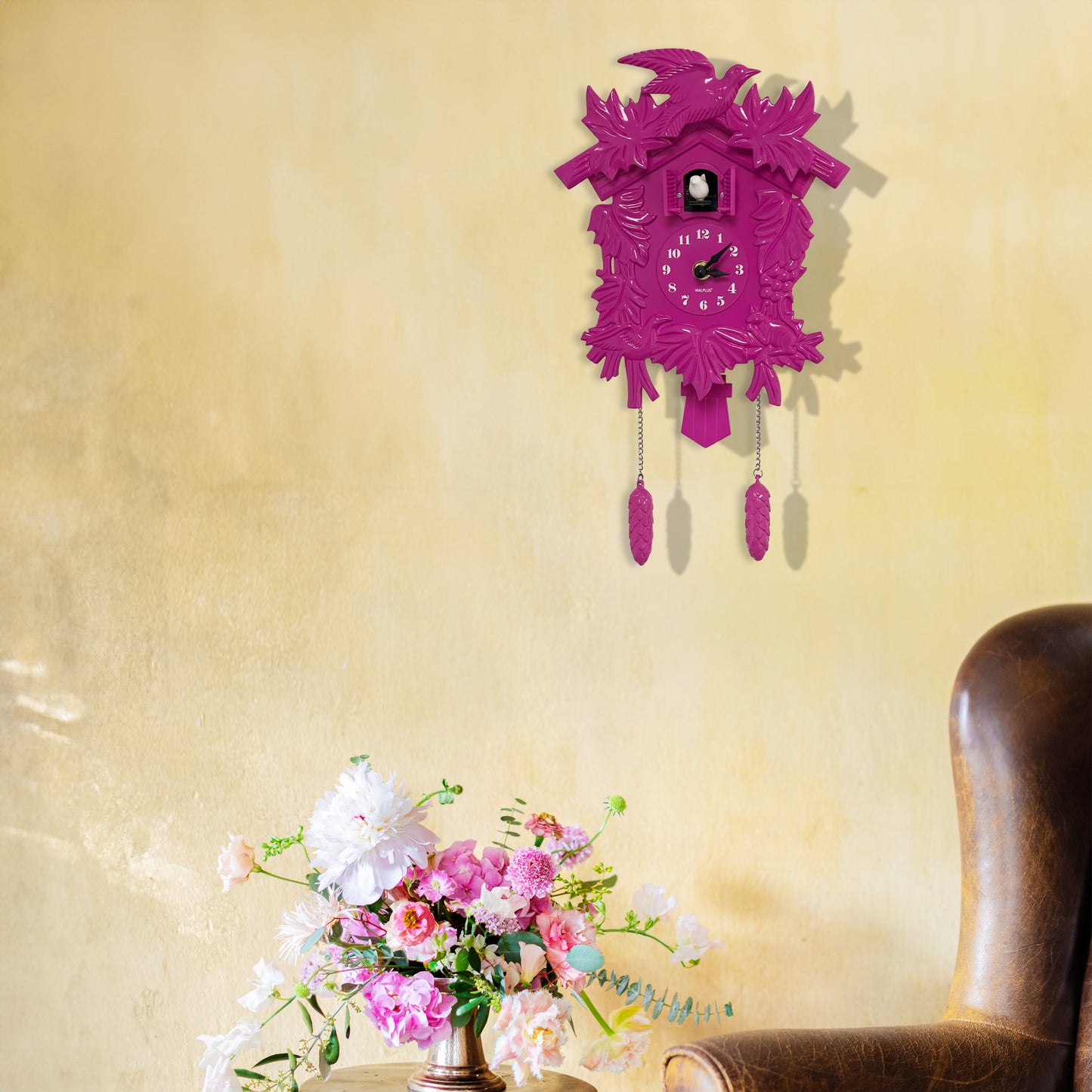 WC2056 - Pink Vintage Cuckoo Clock