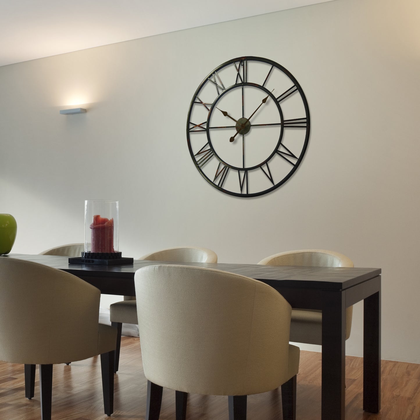 WC2063 - Roman No. Iron Wall Clock - 76 cm / 30 in