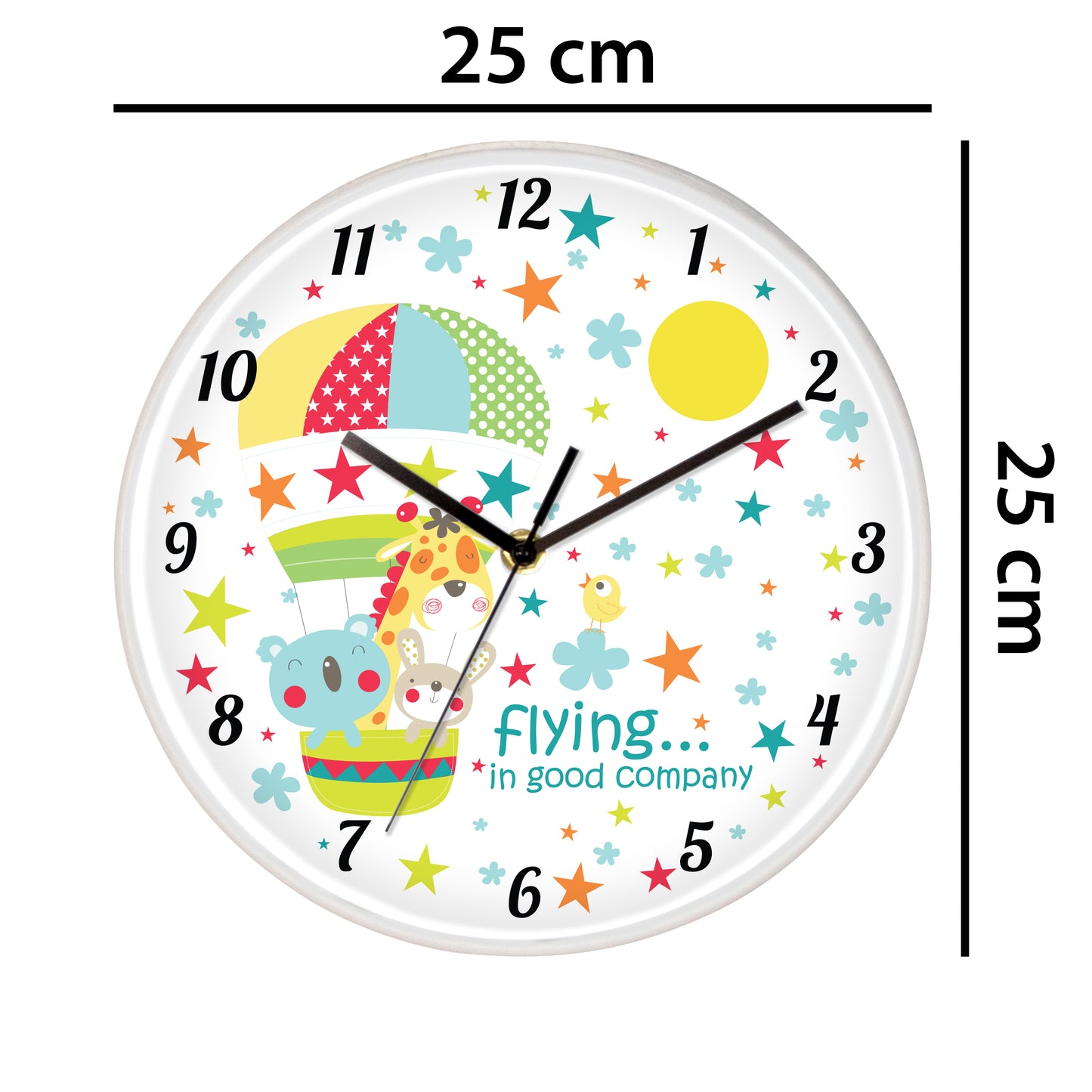 WC2074 - Time With Friends Children Clock - 25 cm / 9.8 in
