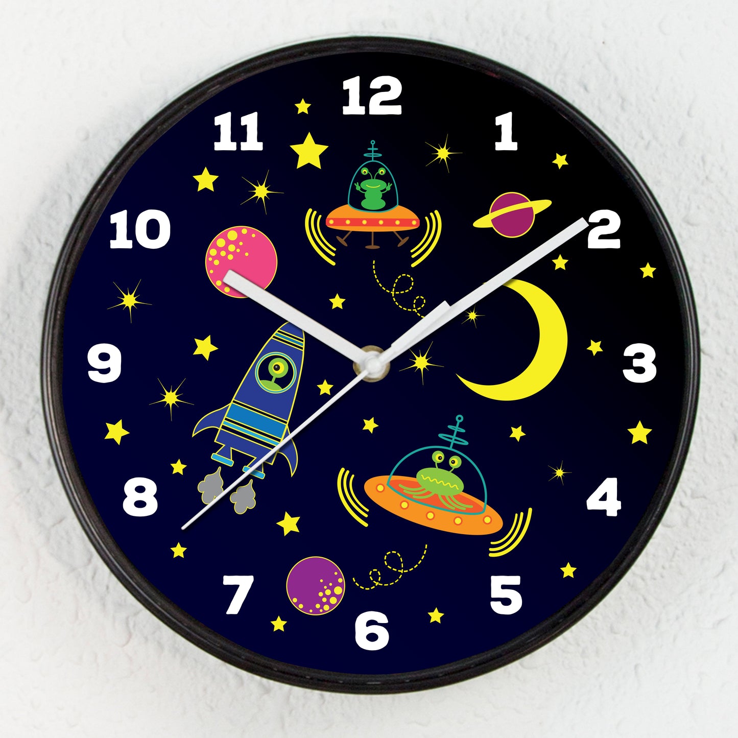 WC2075 - Happy Galaxy Children Clock - 25 cm / 9.8 in