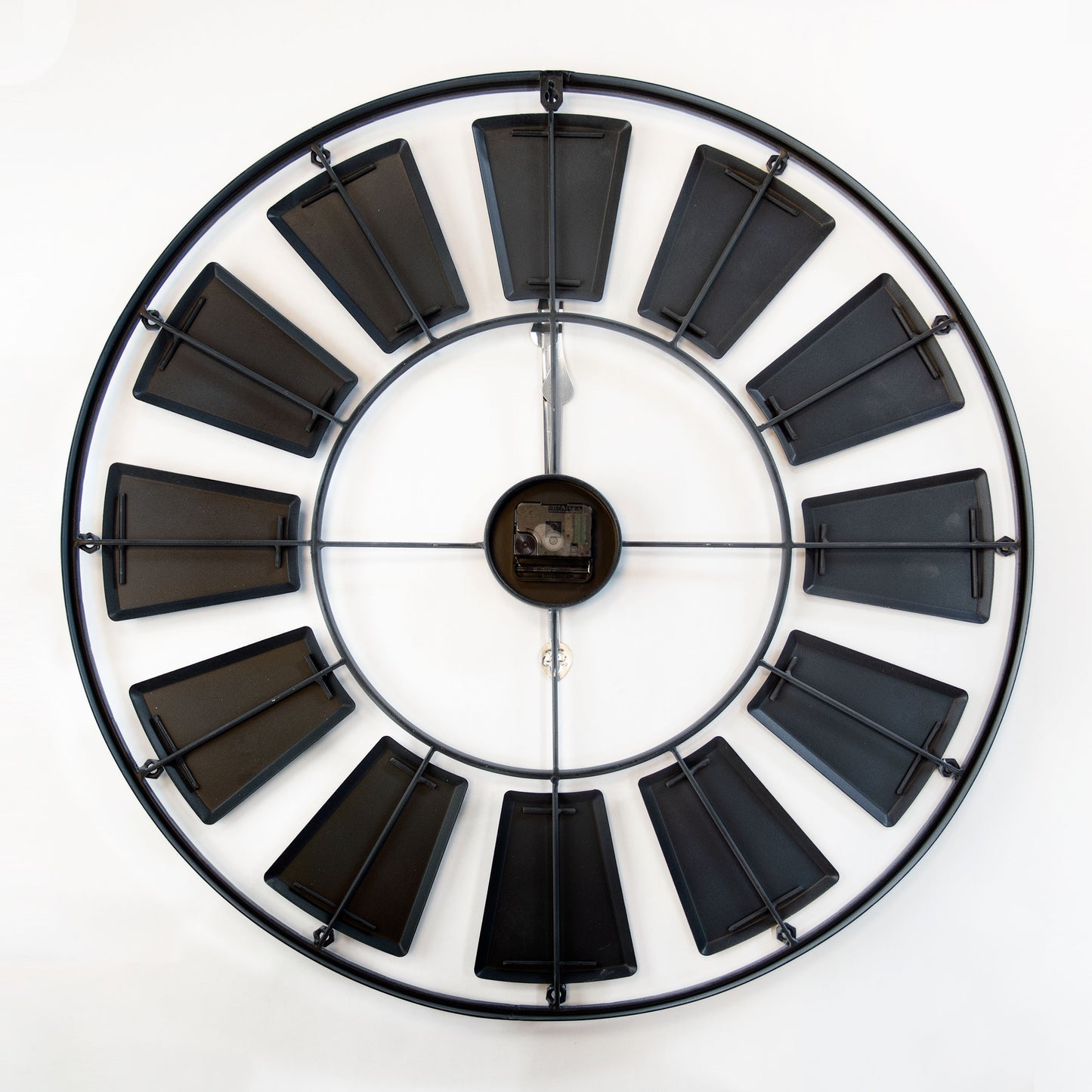WC2149 - Earth Colours Skeleton Roman Wall Clock - 68 cm / 27 in