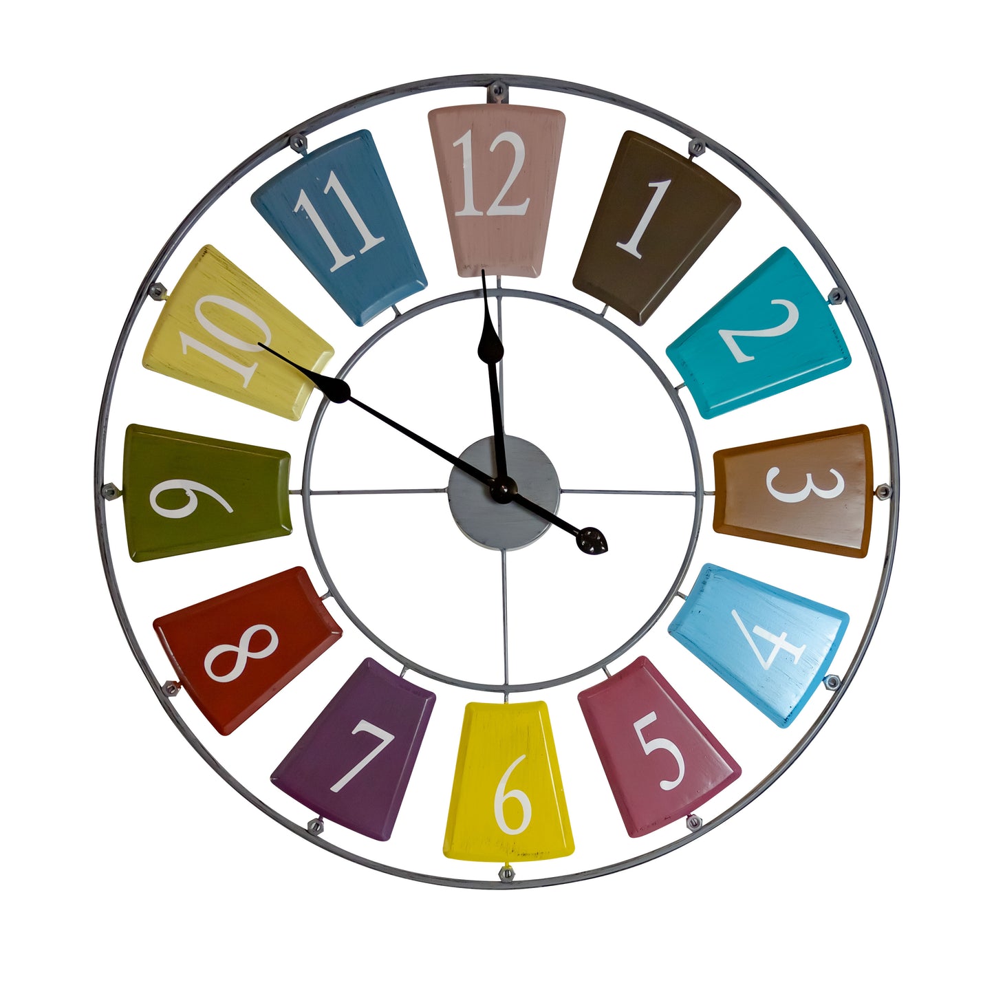 WC2150 - Candy Colourful Skeleton Wall Clock - 68 cm / 27 in