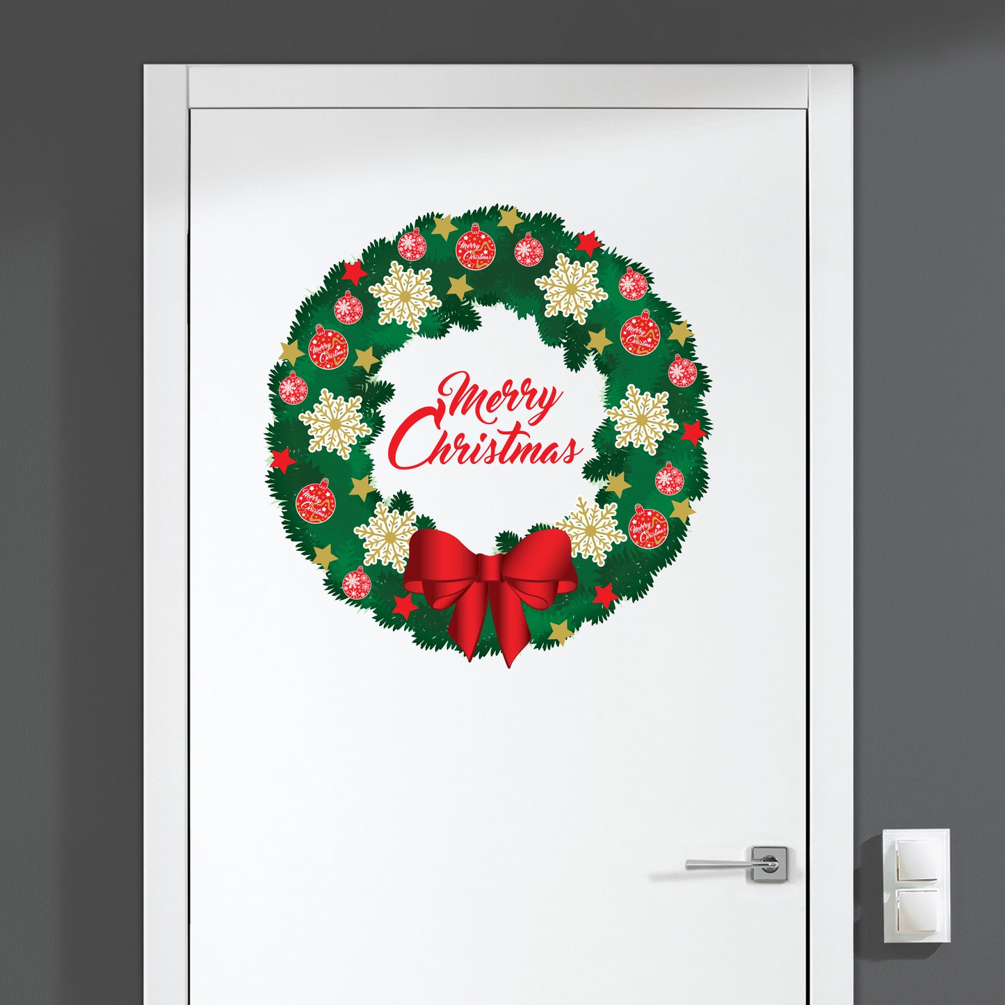 WS2307 - Christmas Garland Sticker