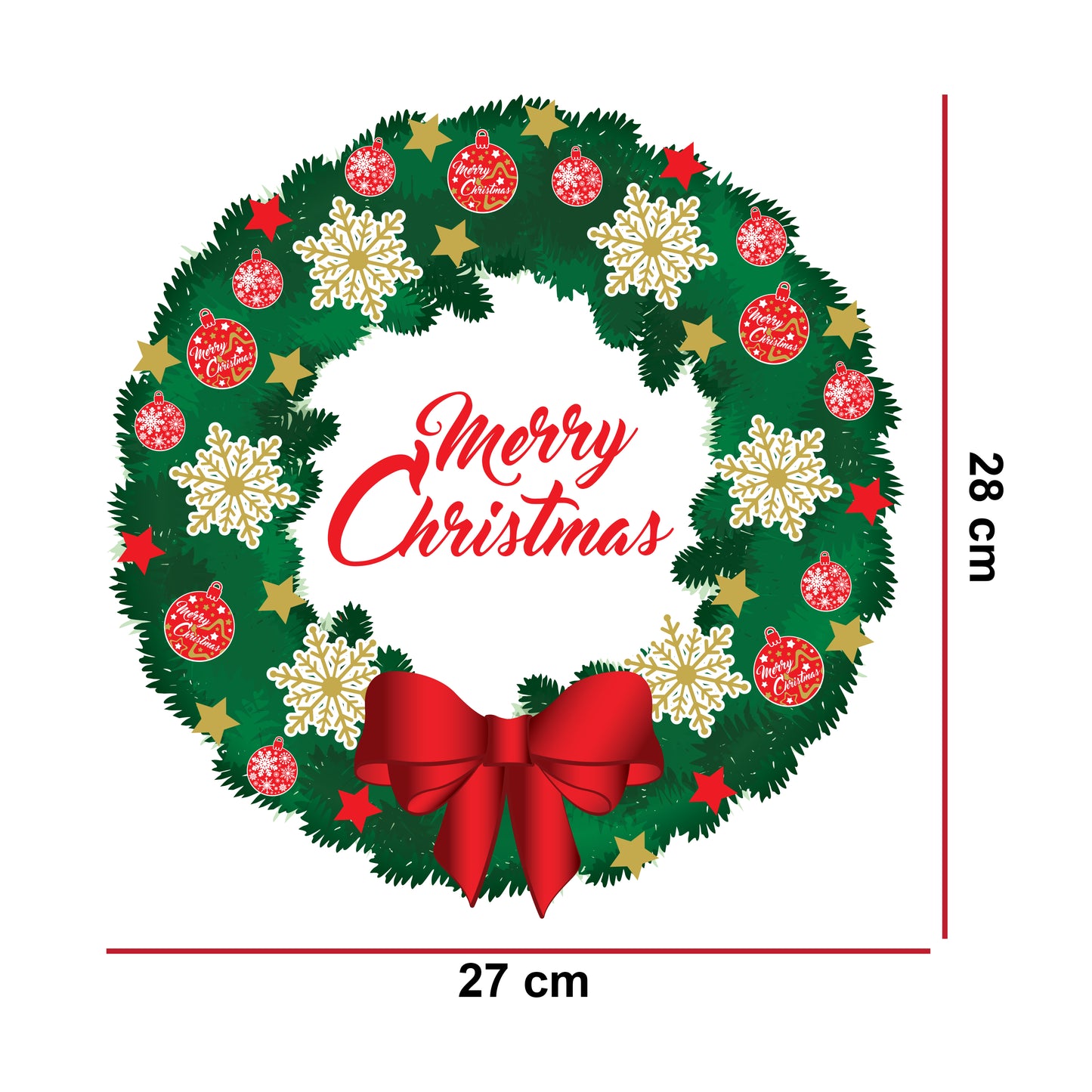 WS2307 - Christmas Garland Sticker