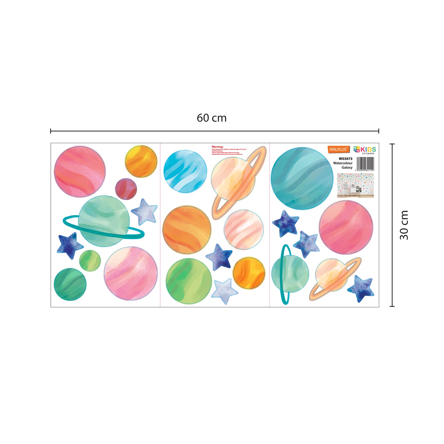 WS3073 - Watercolour Galaxy