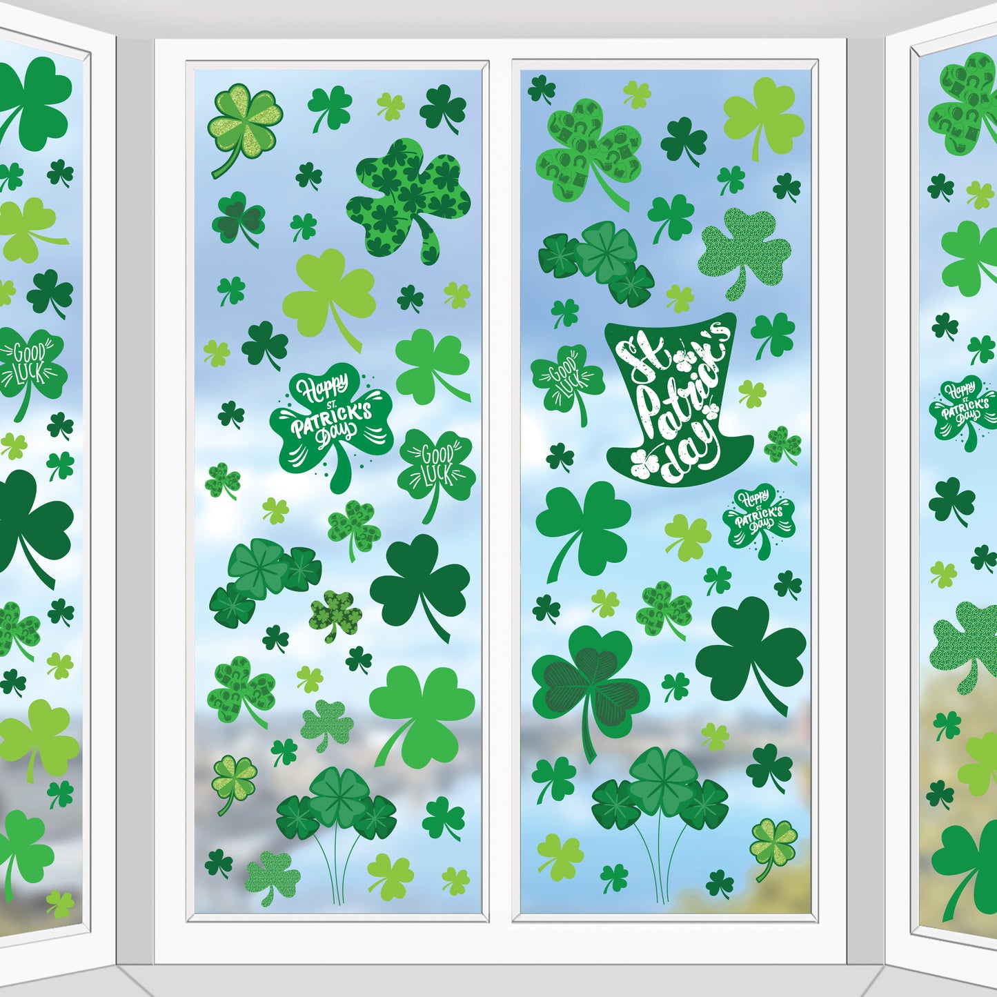 WSW6025 - St Patrick Day's Window Clings