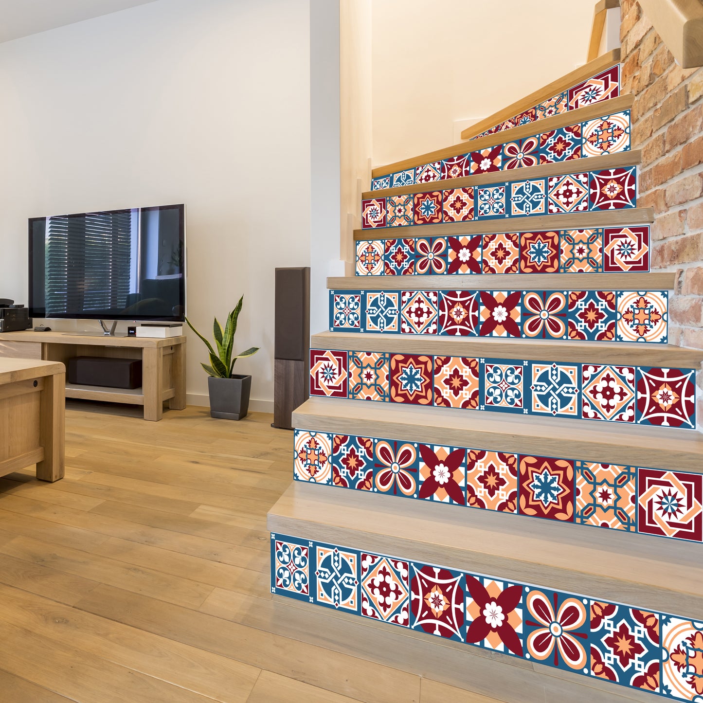 WT1505 - Westminster Tiles Wall Stickers 15 cm x 15 cm - 24 pcs.