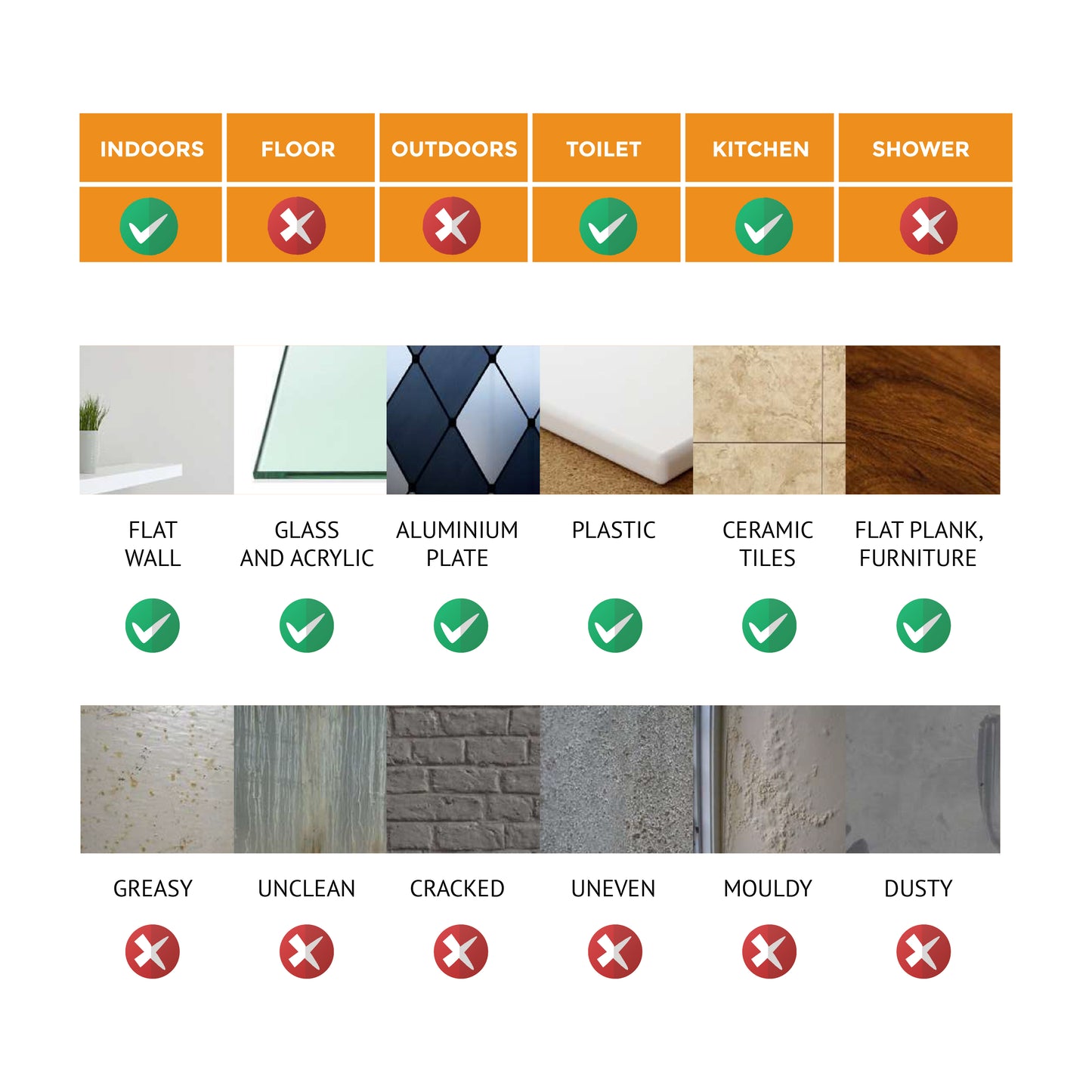 WT1531 - Purbeck Stone Tiles Wall Stickers - 15 cm x 15 cm - 24 pcs.
