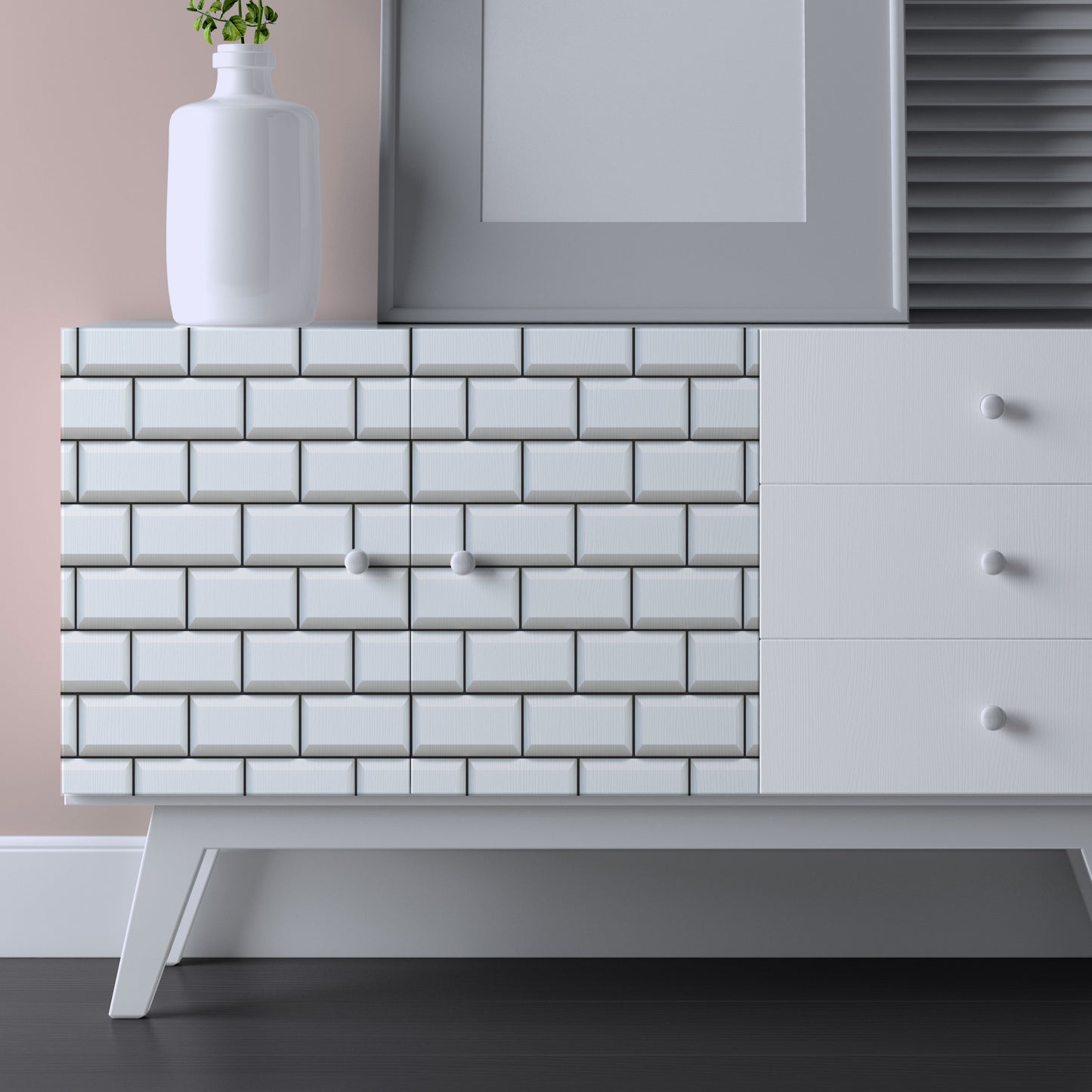 WT1706 - Off White Subway Brick Tile 11.2 x 5.5 inches / 28.5 x 14 cm
