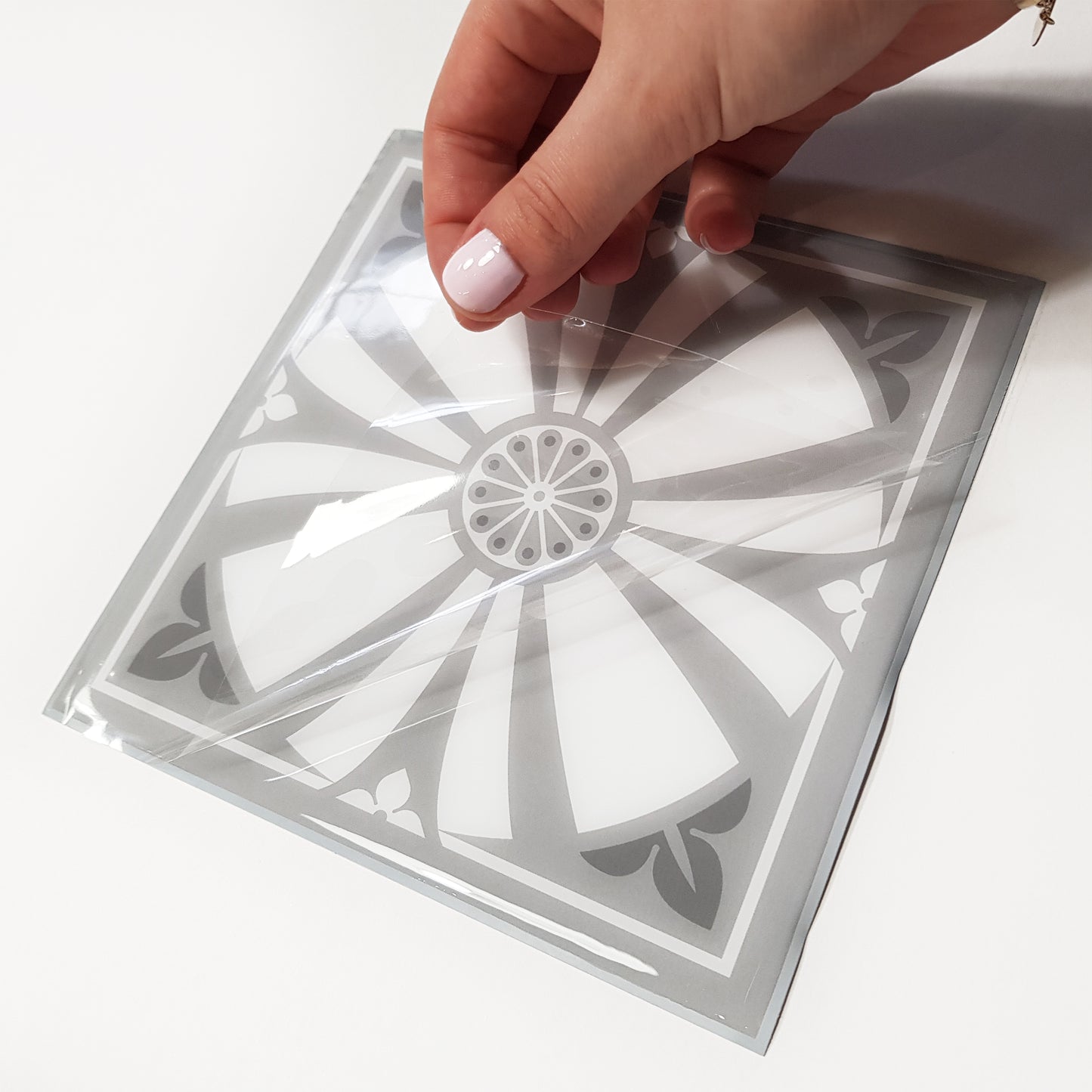 Purbeck Stone Glossy 3D Sticker Tile 15.4 cm (6 in) - 16pcs in a pack