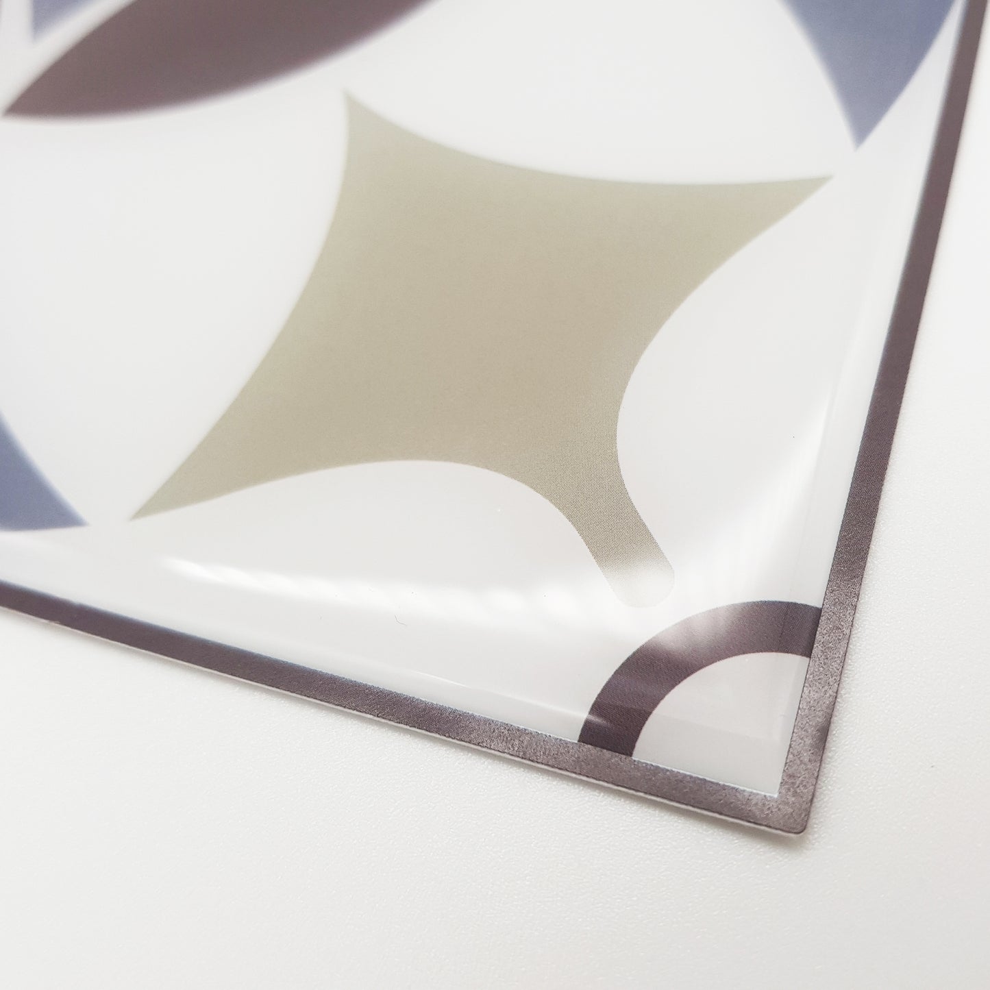 Limestone Spanish Glossy 3D Sticker Tile 15.4cm (6 in) - 16pcs in a pack