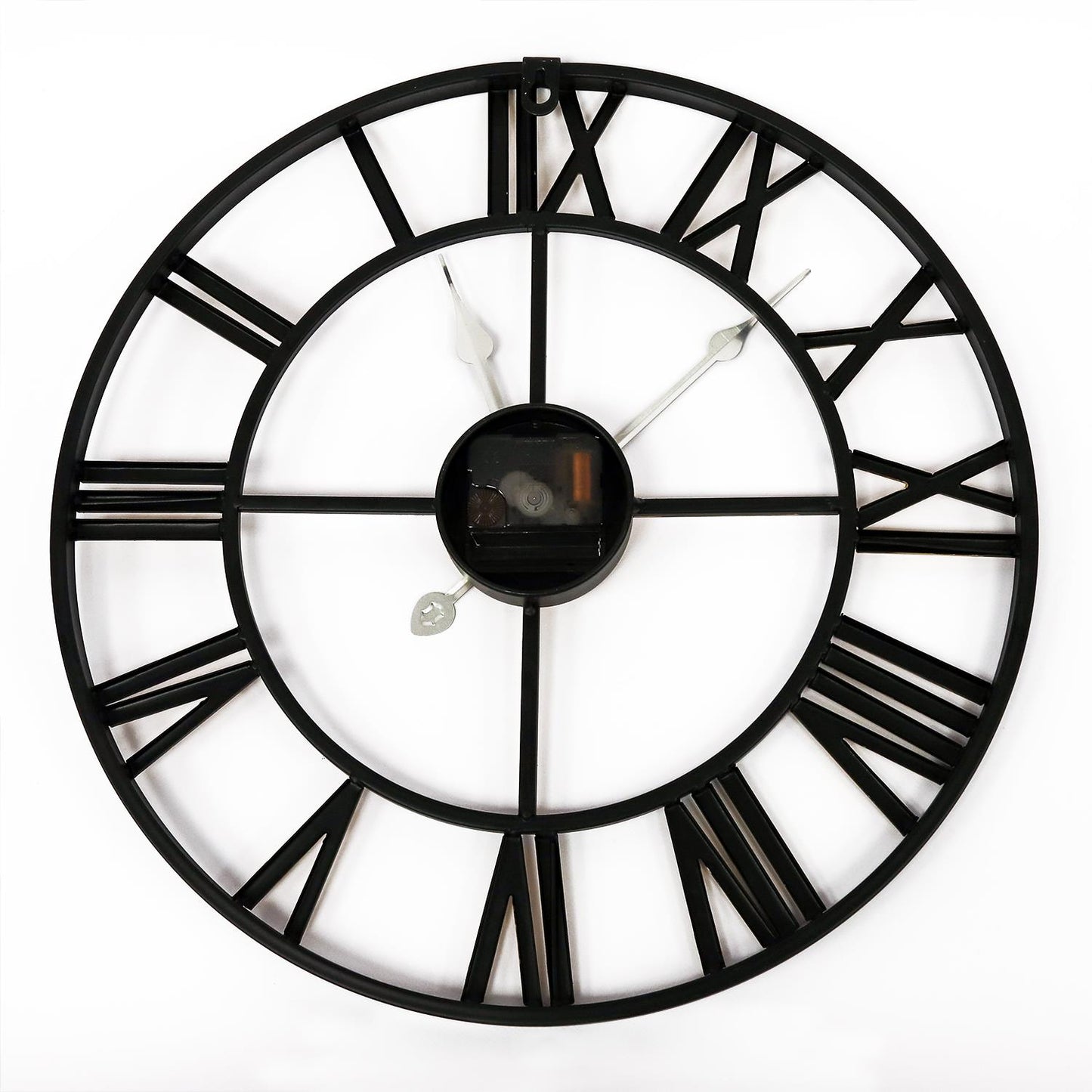 WC2146 - Gold And Black Vintage Roman Wall Clock - 43 cm / 17 in