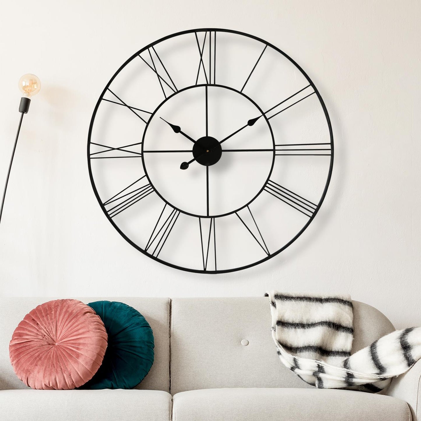 WC2126 - Walplus Minimalist Slim Iron Wall Clock - 76 cm / 30 in