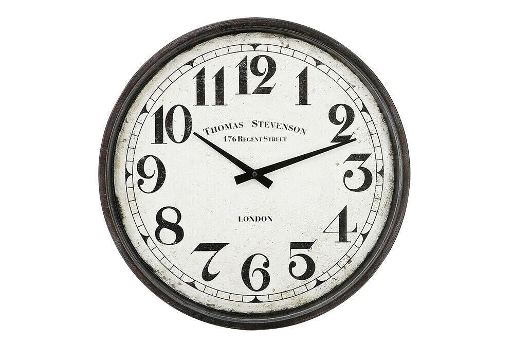 WC2125 - Vintage Metal Wall Clock - 40 cm / 15.7 in