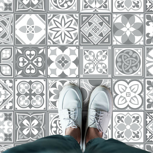 WFS6031 - Purbeck Stone Tiles Floor Stickers 120cm x 60 cm