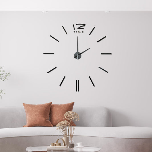 WC2046 - Black 3D Giant Wall Clock