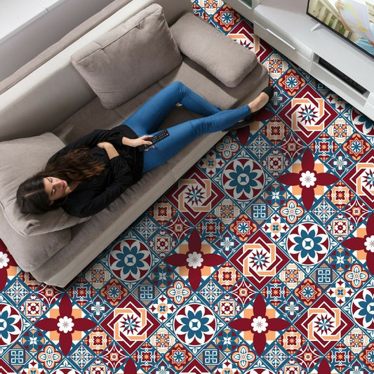WFS6014 - Westminster Tiles Melange Floor Sticker 120cm x 60 cm