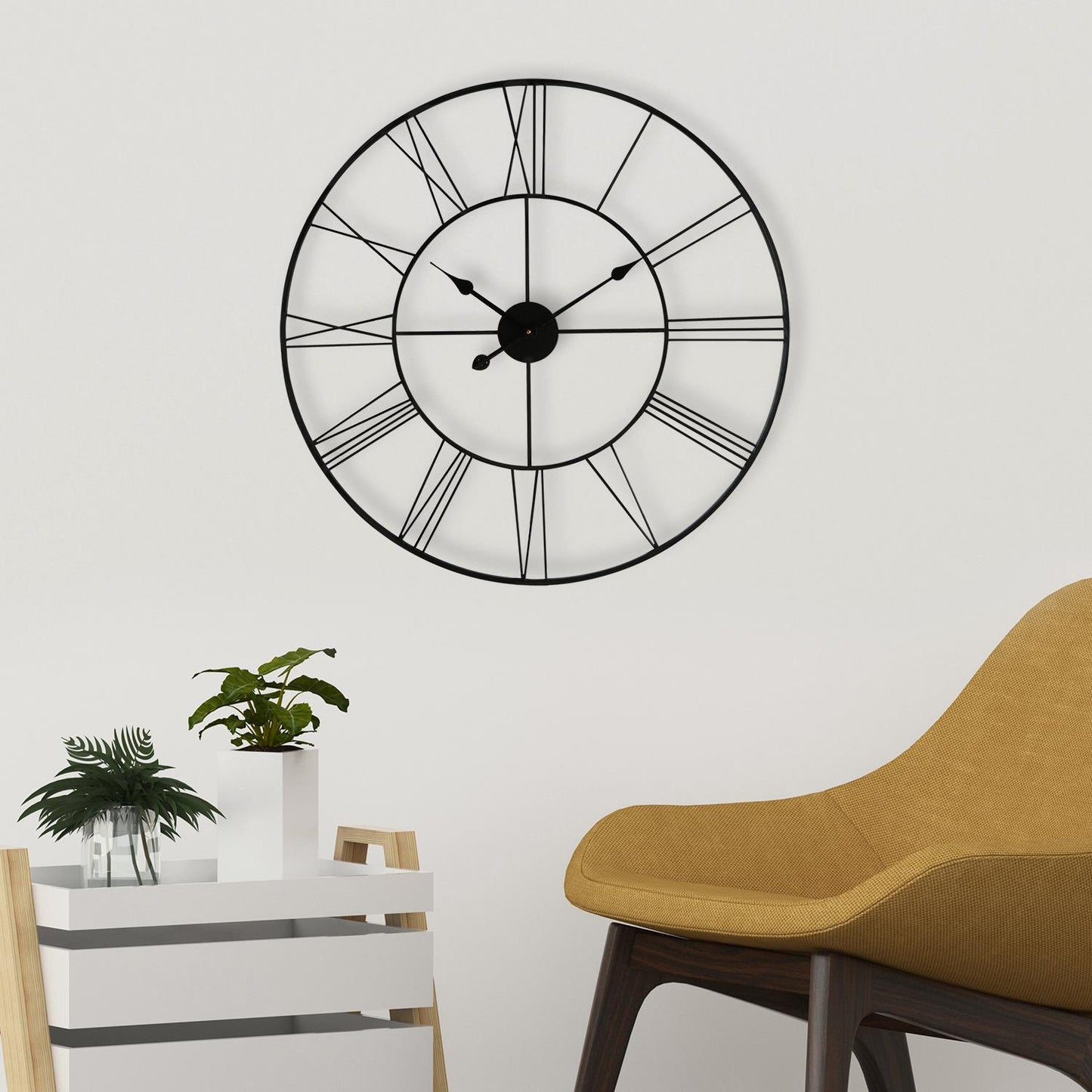 WC2140 - Slim Iron Wall Clock - 56 cm / 22 in