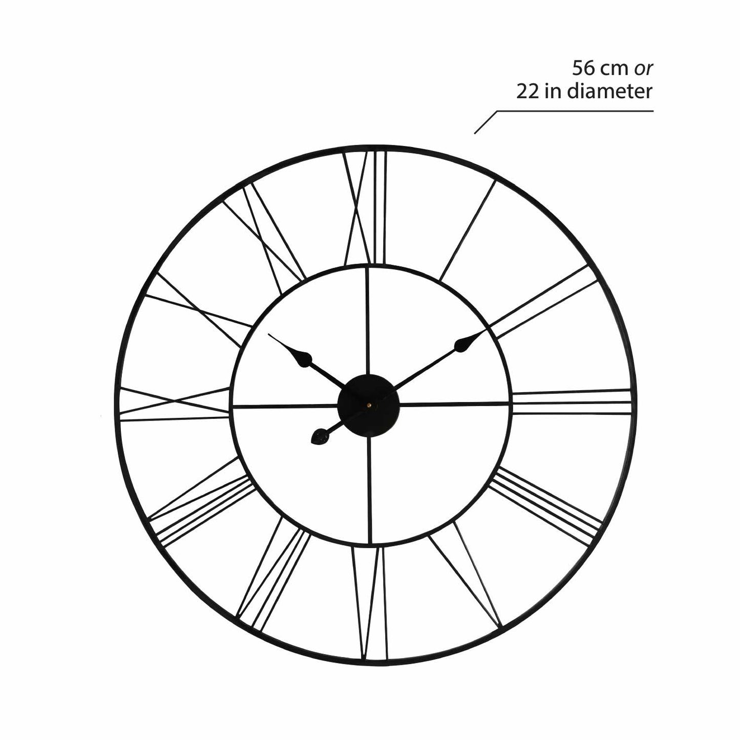 WC2126 - Walplus Minimalist Slim Iron Wall Clock - 76 cm / 30 in