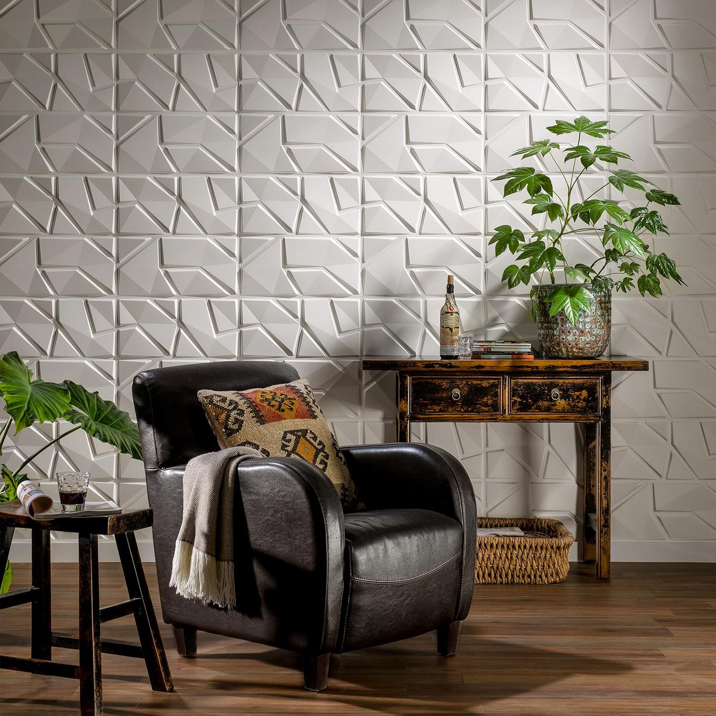W3DPGAWA31 - Liam Eco Friendly 3D Wall Panels Decorative Tiles - 50x50 cm - 12 Boards (for 3 sqm2)