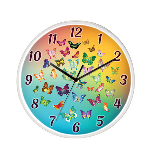 WC2082 - Butterfly Dream Children Clock - 25 cm / 9.8 in