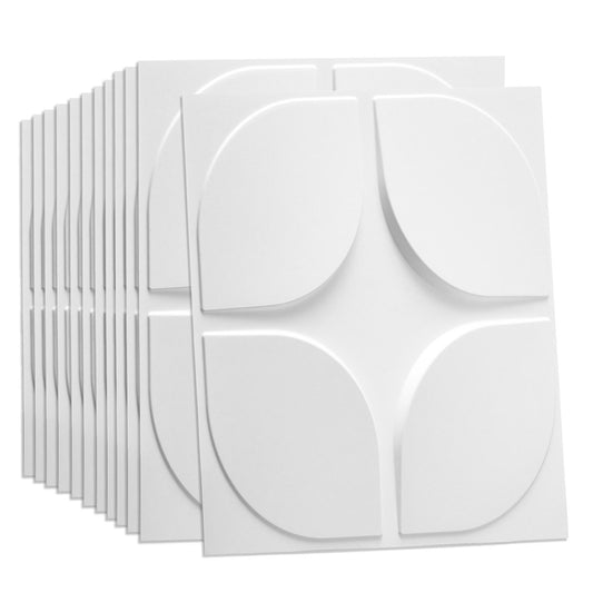 W3DP0006 - GA-WA06 Sweeps Eco Friendly 3D Wall Panels Decorative Tiles - 50x50 cm - 12 Boards (for 3 sqm2)