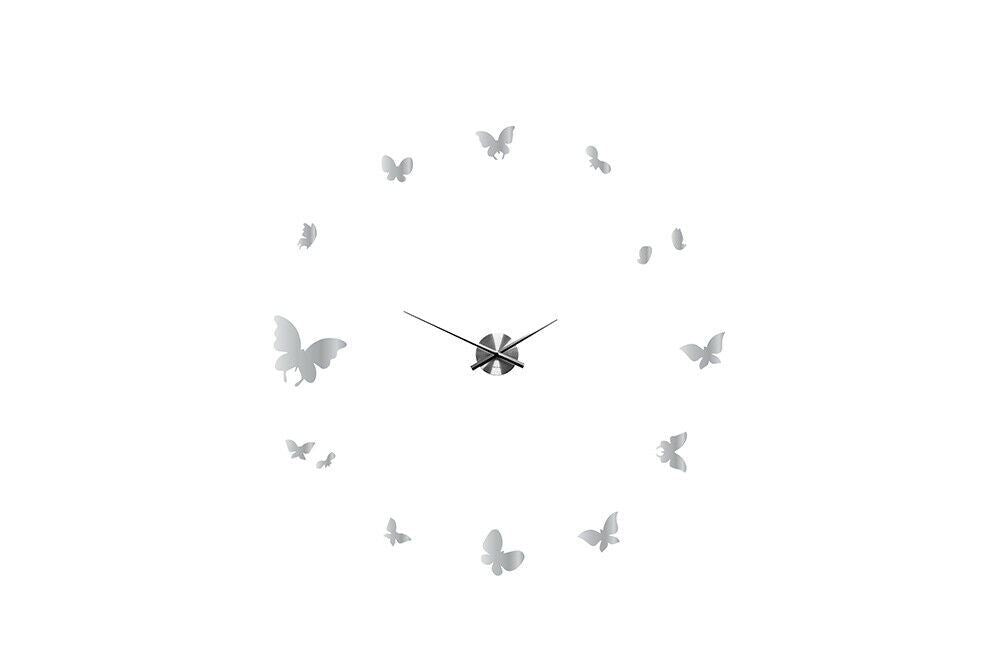 WC2117 - COM - WSM2057 + WC2051 - Butterflies Mirror Wall Clock