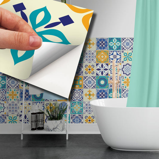 WT3041 - Canary Spanish Tiles 15cm (6in) 48pcs - Wt1565+WT1501