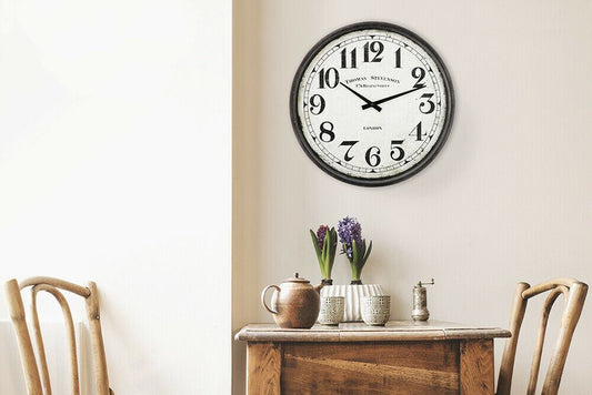 WC2125 - Vintage Metal Wall Clock - 40 cm / 15.7 in