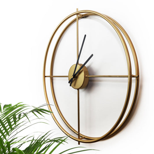 WC2137 - Gold Larry's Minimalist Iron Wall Clock - 50 cm / 19.7 in
