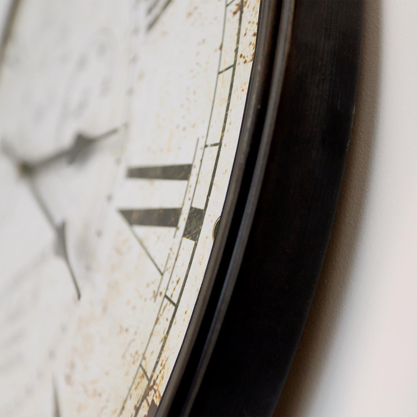 WC2130 - Vintage Rusty looked Metal Wall Clock - 60 cm / 23.6 in