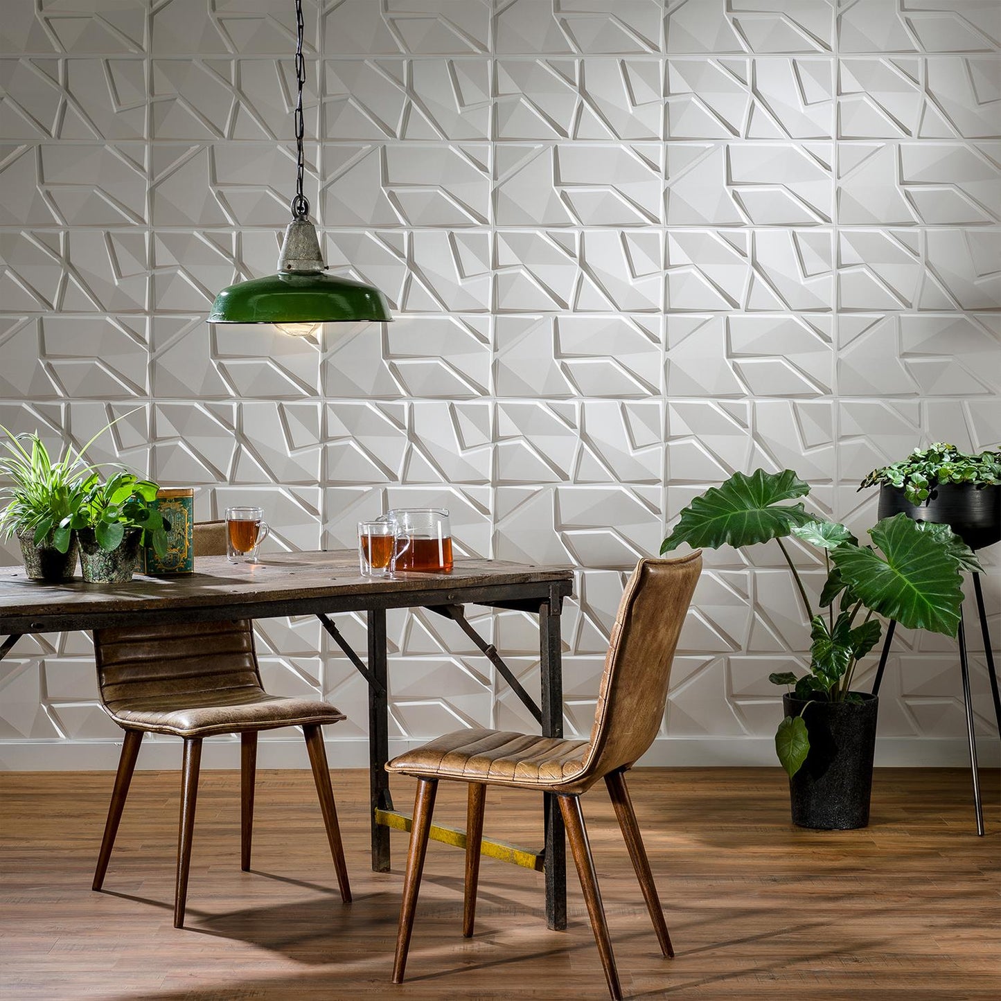W3DPGAWA31 - Liam Eco Friendly 3D Wall Panels Decorative Tiles - 50x50 cm - 12 Boards (for 3 sqm2)