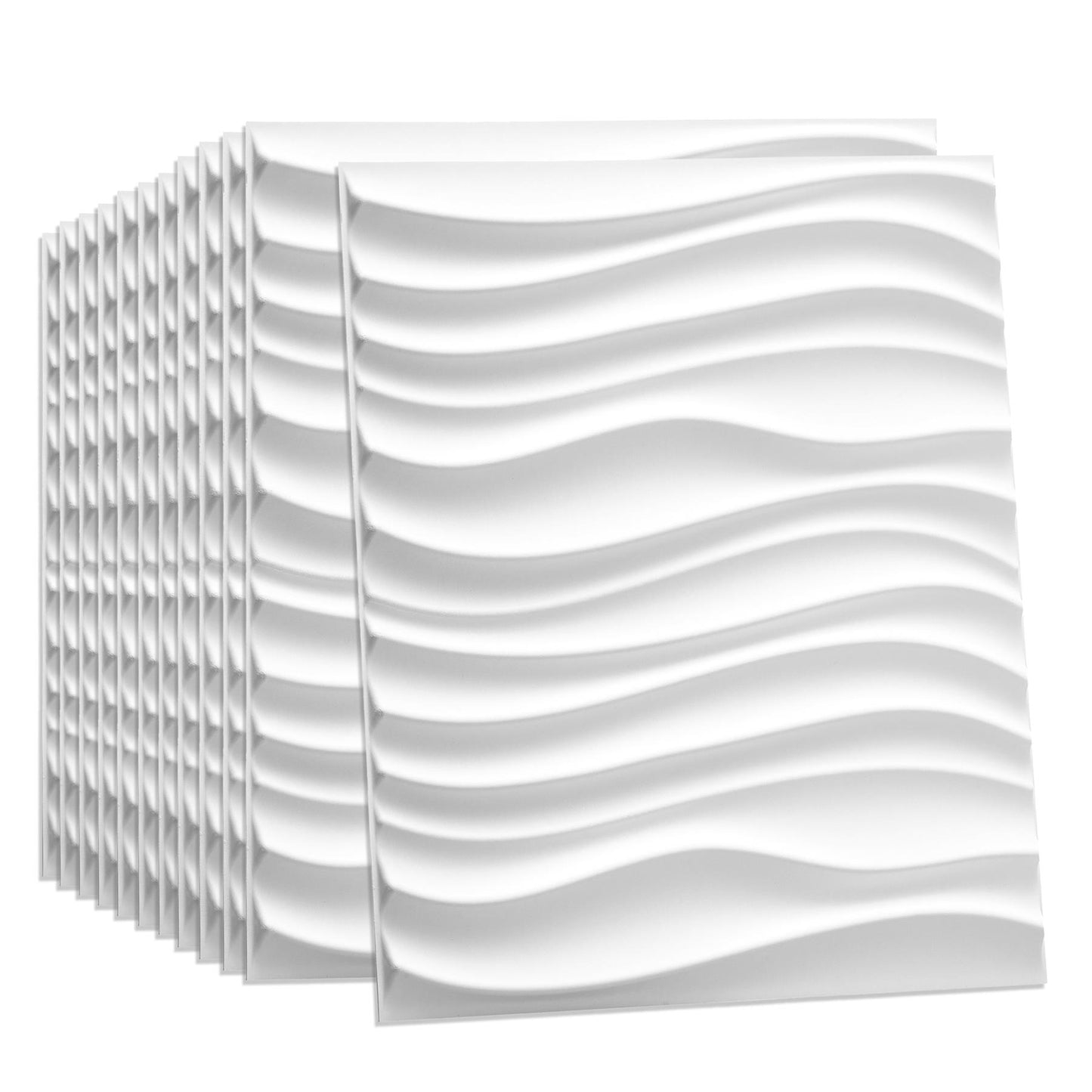 W3DP0015 - GA-WA22 Maxwell Eco Friendly 3D Wall Panels Decorative Tiles - 50x50 cm - 12 Boards (for 3 sqm2)