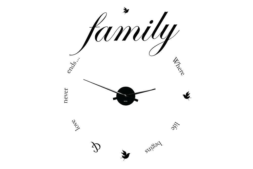 WC2104 - COM - WS3023 + WC2050 - Family Life Quote Wall Clock