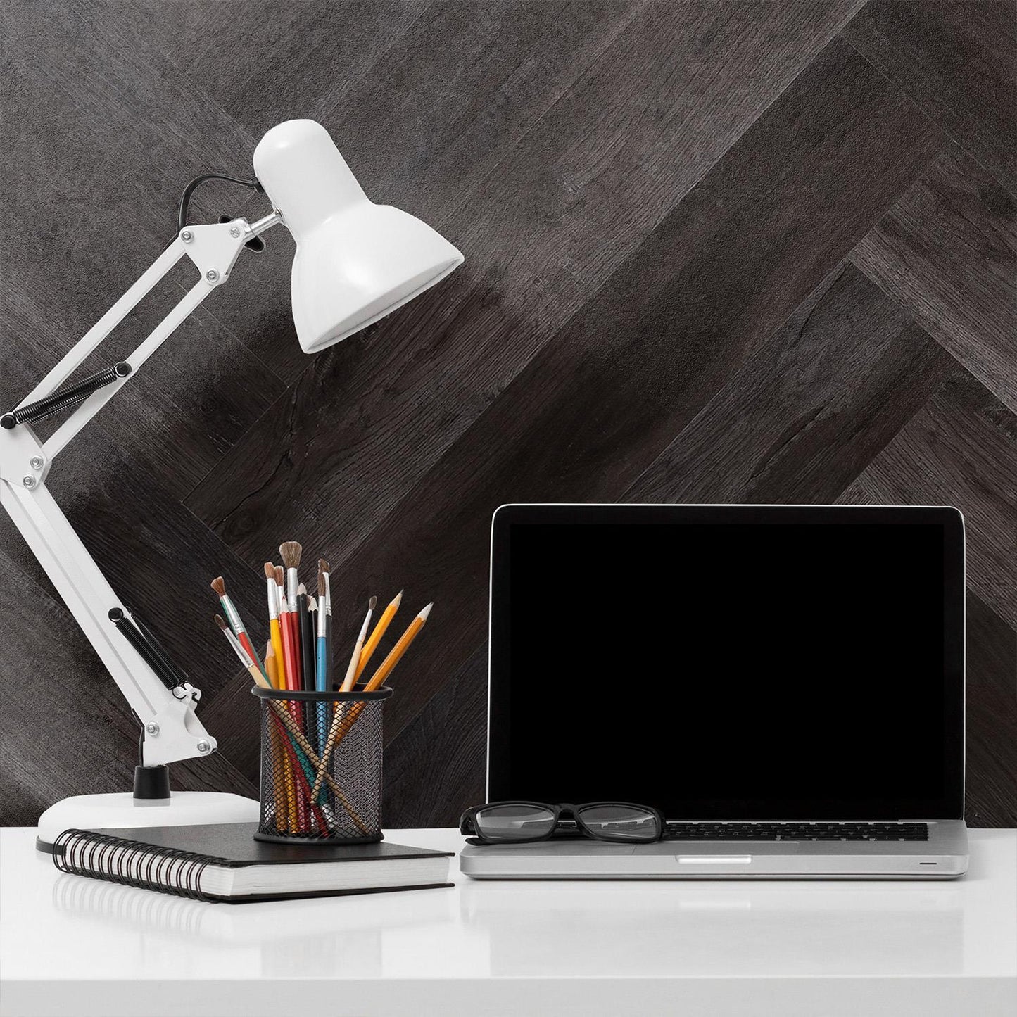W3DP0033 - Charcoal Black Wood Look Planks