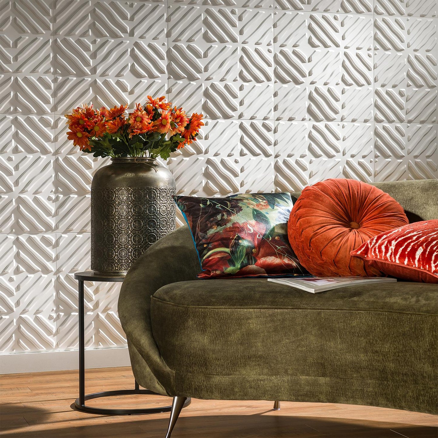 W3DPGAWA32 - Noah Eco Friendly 3D Wall Panels Decorative Tiles - 50x50 cm - 12 Boards (for 3 sqm2)