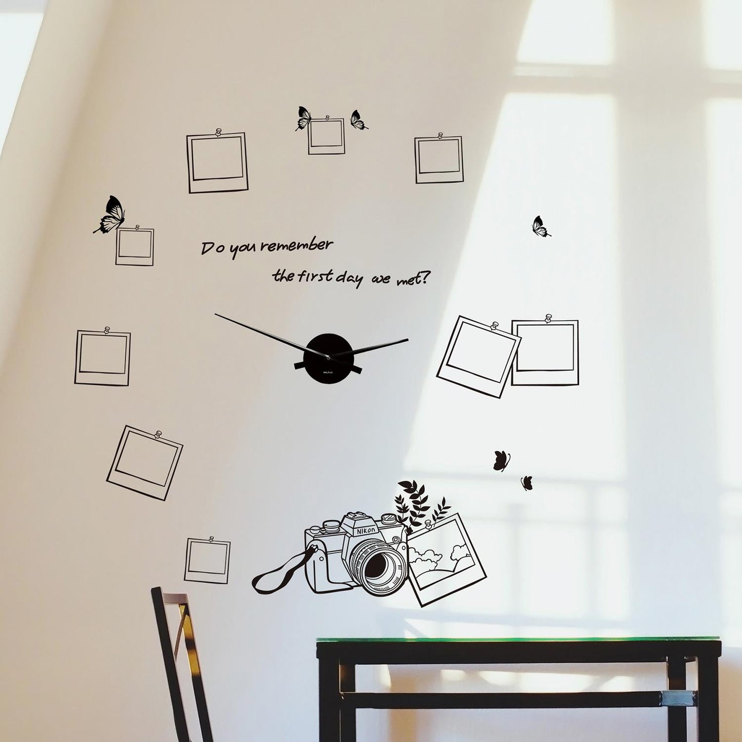 WC2108 - COM - WS4021 + WC2050 - Photo Frame Wall Clock