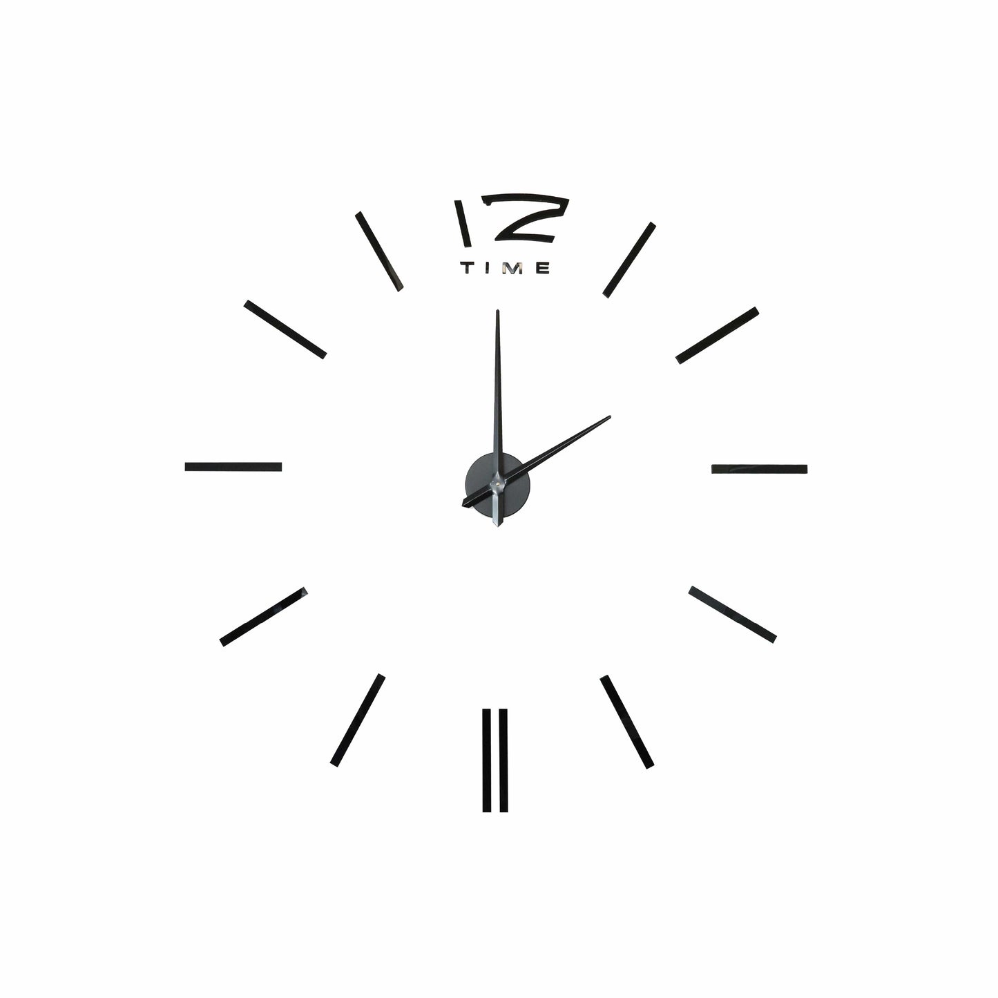 WC2046 - Black 3D Giant Wall Clock