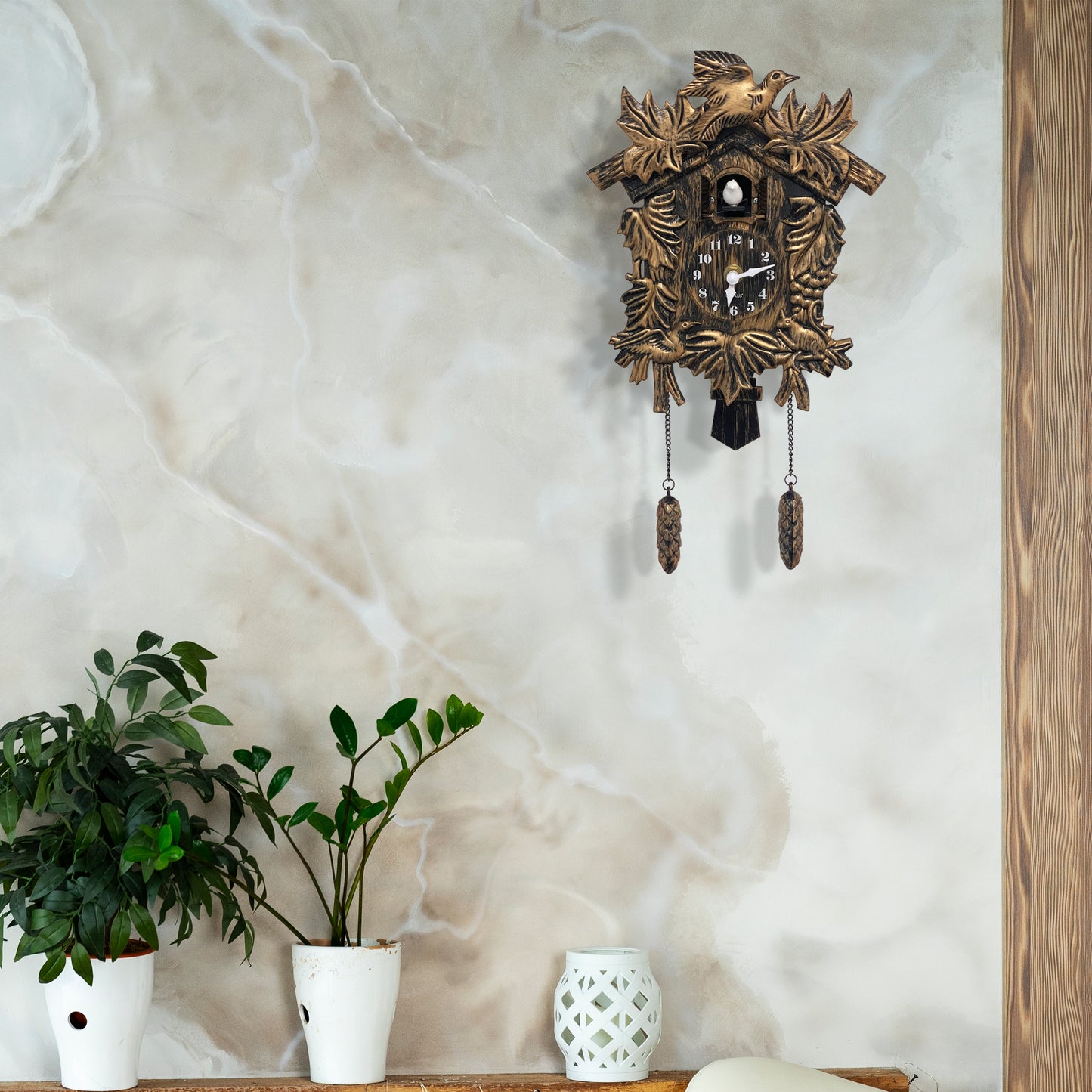 WC2053 - Brown Vintage Cuckoo Clock