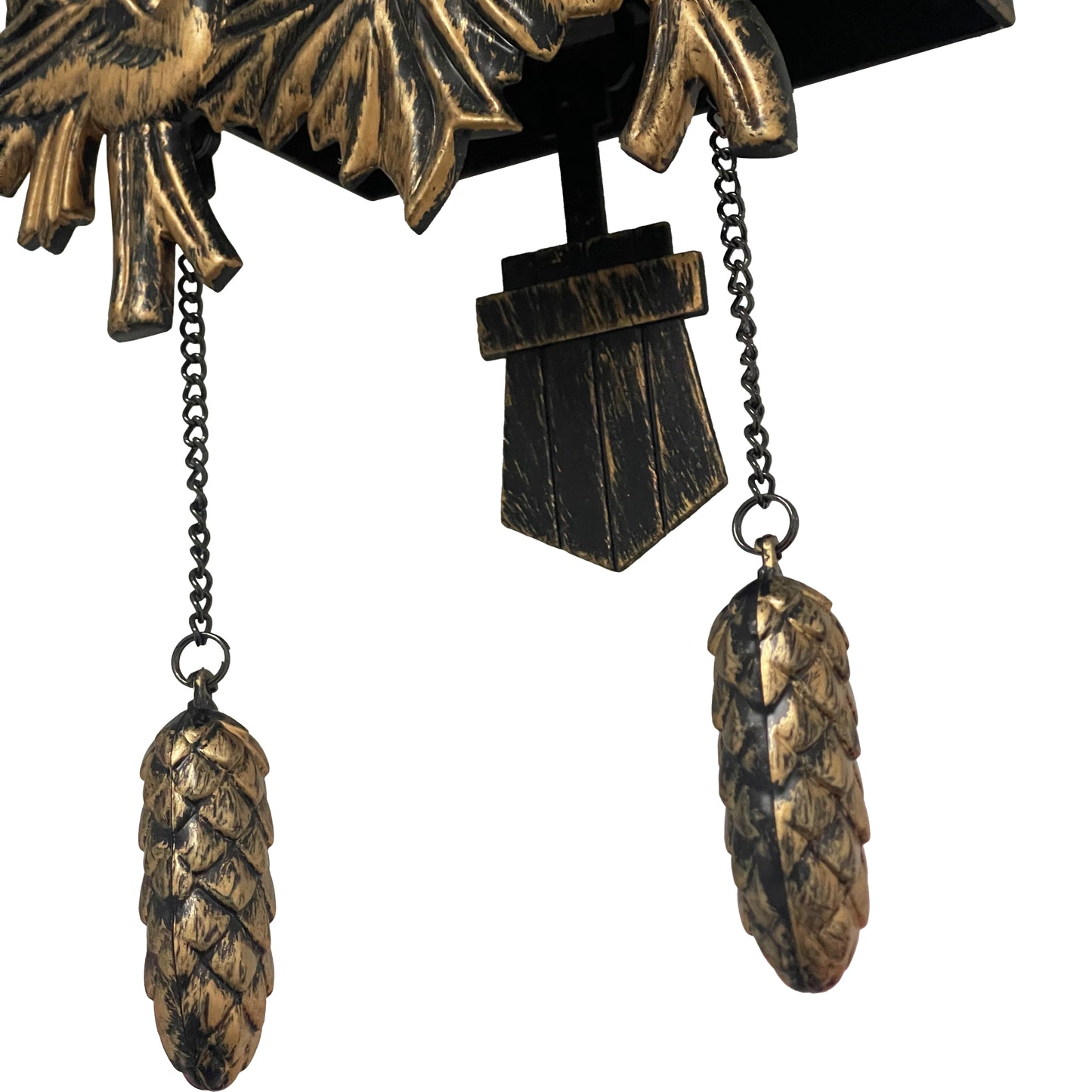 WAR017 - Cuckoo Clock Vintage Brown Pendulum Replacement (WC2053)