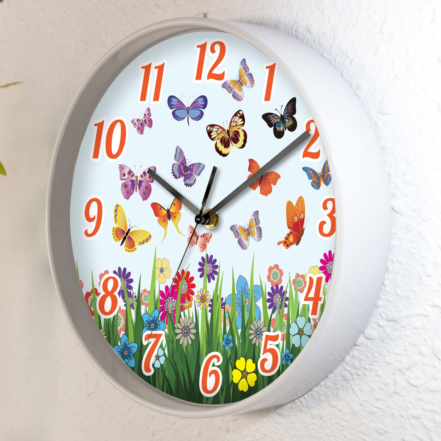 WC2080 - Summer Day Children Wall Clock - 25 cm / 9.8 in