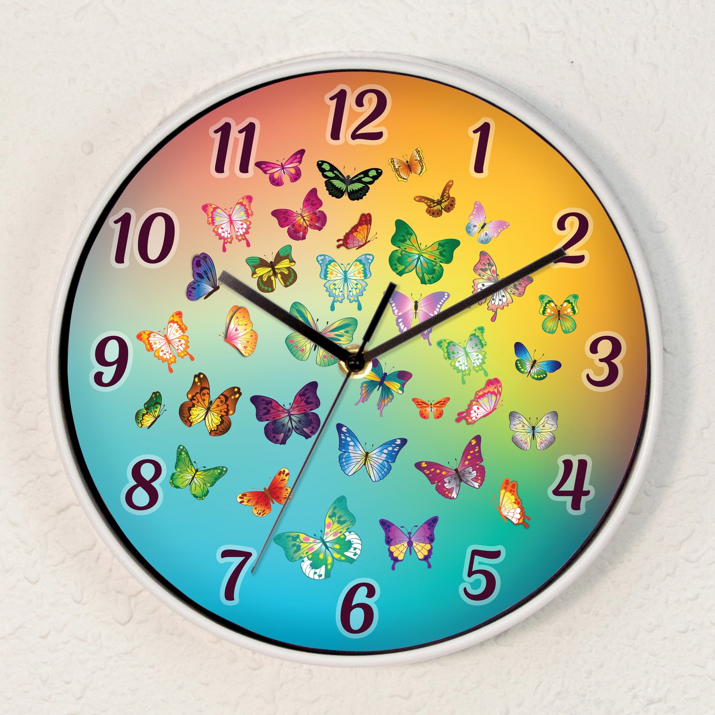 WC2082 - Butterfly Dream Children Clock - 25 cm / 9.8 in