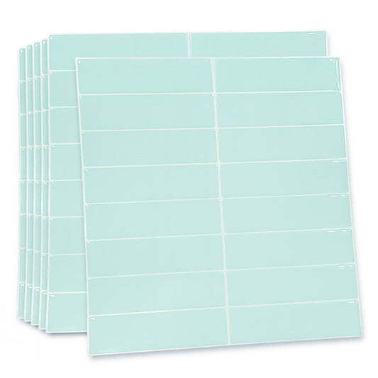 Light Sea Green Rectangular 3D Sticker Tile 12 x 12 inches / 30.5 x 30.5 cm - 6pcs in a pack