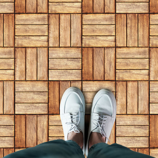 WFS6036 - Floor Stickers Vintage Wooden Floor 120cm x 60 cm