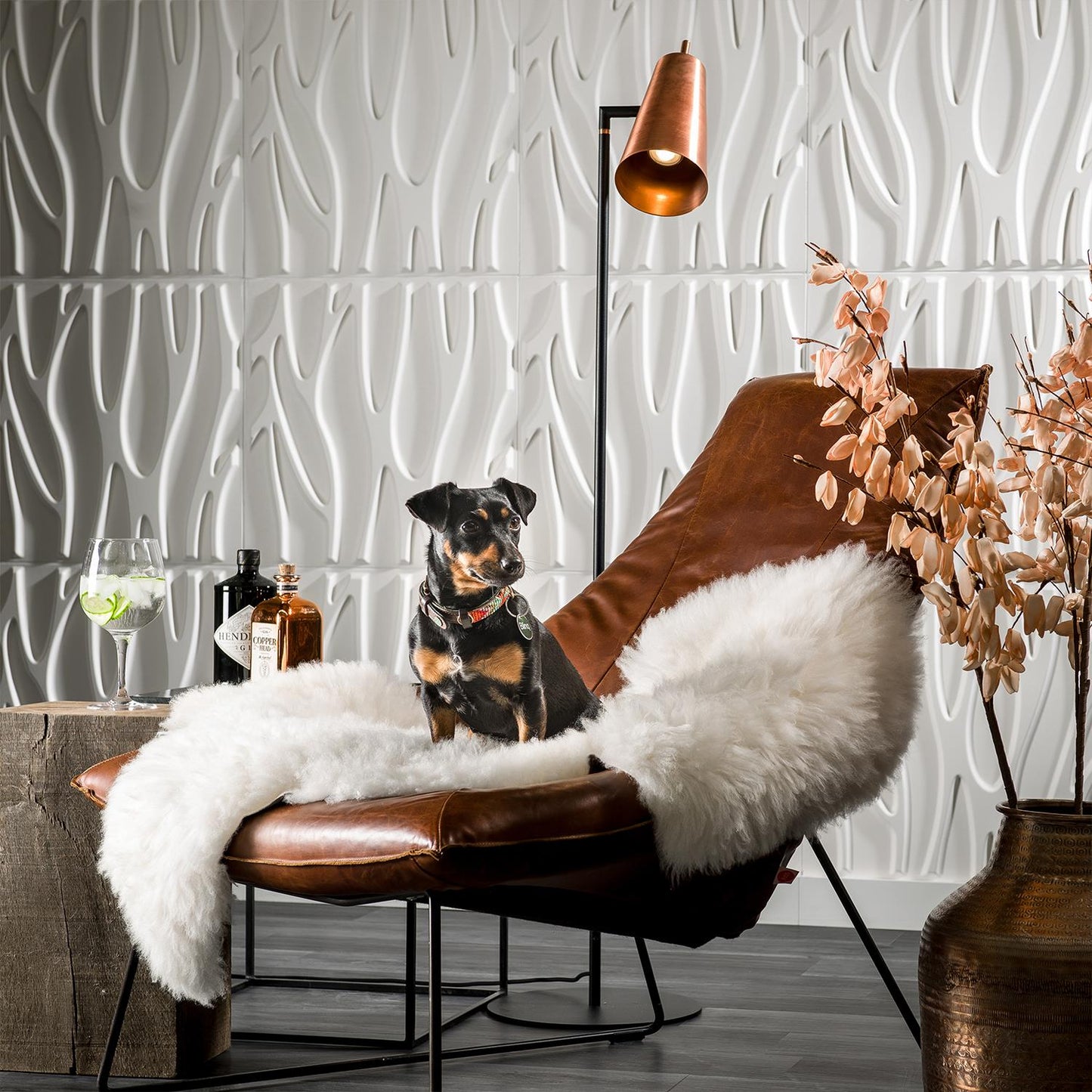 W3DPGAWA30 - Julotte Eco Friendly 3D Wall Panels Decorative Tiles - 50x50 cm - 12 Boards (for 3 sqm2)